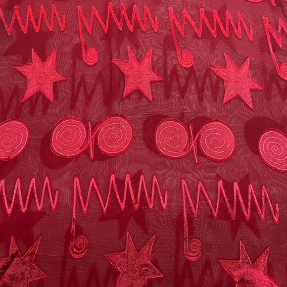 VTG Victoria's Secret Gold Label Sheer Pajamas Size Small Lounge Set Geometric - Picture 6 of 10